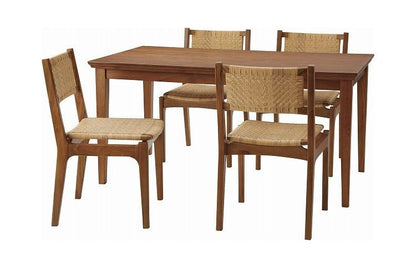 ダイニングテーブル テーブル ダイニング 4人掛け 4人用 四人 食卓机 おしゃれ 木製 天然木 幅150cm シンプル ゆったり モダン 在宅ワーク 単品 ブラウン ノスタルジック 高さ72cm 奥行80cm 新生活(代引不可)