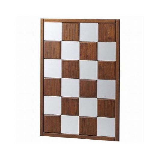 ミラー 姿見鏡 ウォールミラー 約幅66cm ブラウン 木製 5mm飛散防止ミラー 完成品 リビング ベッドルーム 寝室 インテリア家具 インテリア(代引不可)