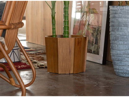 ウッドプランター Sサイズ プランター 木製 天然木 ミンディ 入れ物 カバー 観葉植物入れ 飾り インテリア インテリア雑貨 室内 おしゃれ シンプル ガーデン リビング ダイニング 玄関(代引不可)