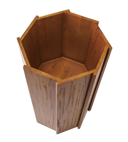 ウッドプランター Lサイズ プランター 木製 天然木 ミンディ 入れ物 カバー 観葉植物入れ 飾り インテリア インテリア雑貨 室内 おしゃれ シンプル ガーデン リビング ダイニング 玄関(代引不可)