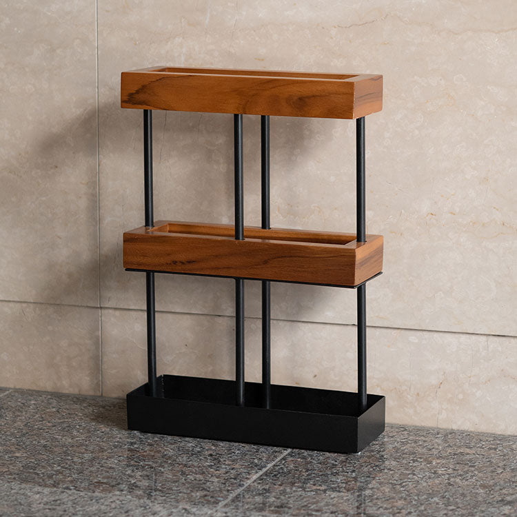 傘立て スタンド 省スペース 天然木 スチール 長方形 アンブレラ 玄関 シンプル おしゃれ インテリア かわいい 北欧 エントランス アイアン アンティーク モダン 雨(代引不可)