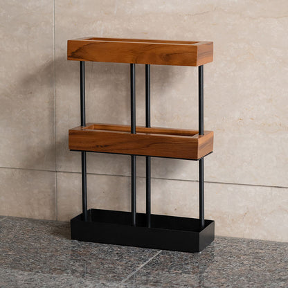 傘立て スタンド 省スペース 天然木 スチール 長方形 アンブレラ 玄関 シンプル おしゃれ インテリア かわいい 北欧 エントランス アイアン アンティーク モダン 雨(代引不可)