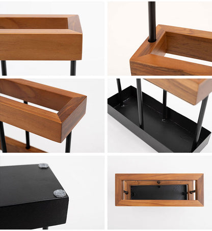 傘立て スタンド 省スペース 天然木 スチール 長方形 アンブレラ 玄関 シンプル おしゃれ インテリア かわいい 北欧 エントランス アイアン アンティーク モダン 雨(代引不可)