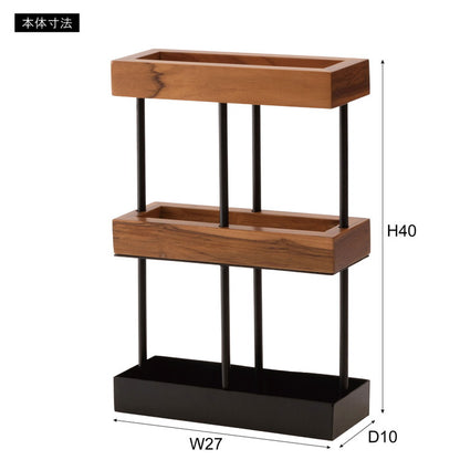 傘立て スタンド 省スペース 天然木 スチール 長方形 アンブレラ 玄関 シンプル おしゃれ インテリア かわいい 北欧 エントランス アイアン アンティーク モダン 雨(代引不可)