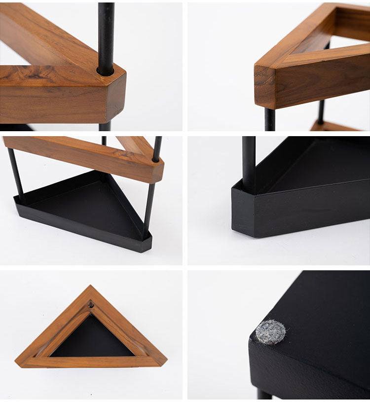 傘立て スタンド 省スペース 天然木 スチール 三角 アンブレラ 玄関 シンプル おしゃれ インテリア かわいい 北欧 エントランス アイアン アンティーク モダン 雨(代引不可)