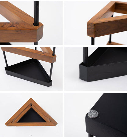 傘立て スタンド 省スペース 天然木 スチール 三角 アンブレラ 玄関 シンプル おしゃれ インテリア かわいい 北欧 エントランス アイアン アンティーク モダン 雨(代引不可)