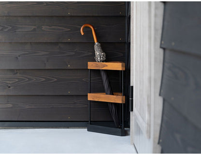 傘立て スタンド 省スペース 天然木 スチール 三角 アンブレラ 玄関 シンプル おしゃれ インテリア かわいい 北欧 エントランス アイアン アンティーク モダン 雨(代引不可)