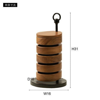 卓上ケース ケース アクセサリーケース アクセサリー 小物入れ 収納 天然木 お洒落 5段 小物収納 コンパクト シンプル サークル(代引不可)
