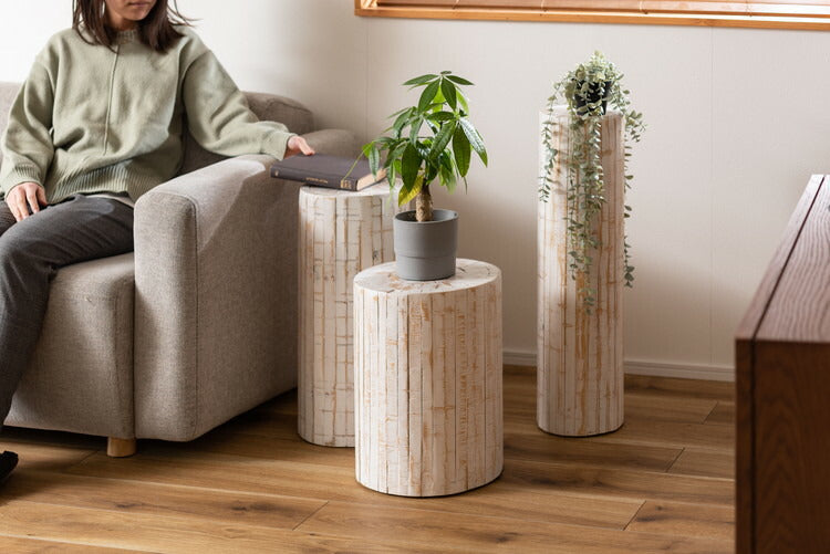グリーンベース グリーン ベース 花台 天然木 ホワイト ナチュラル プランターベース おしゃれ 観葉植物 インテリア 造花 ガーデン ウェディング(代引不可)