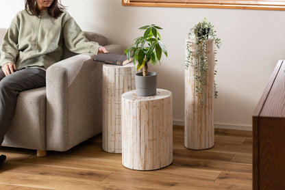 グリーンベース グリーン ベース 花台 天然木 ホワイト ナチュラル プランターベース おしゃれ 観葉植物 インテリア 造花 ガーデン ウェディング(代引不可)