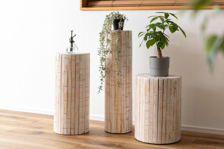 グリーンベース グリーン ベース 花台 天然木 ホワイト ナチュラル プランターベース おしゃれ 観葉植物 インテリア 造花 ガーデン ウェディング(代引不可)