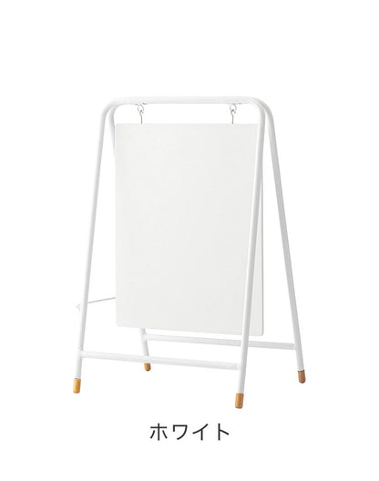 看板 店舗用 立て看板 おしゃれ スタンド 両面 折りたたみ サインボード ブラック ホワイト シンプル 屋外 ディスプレイ インテリア 雑貨 店舗 マルシェ スタイリッシュ モノトーン(代引不可)