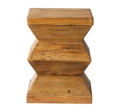 スツール 花台 玄関スツール 小物置き 面取り加工 ベッドサイド ソファサイド 椅子 コンパクト シンプル ナチュラル 古材 パイン材 天然木 ファブリック(代引不可)