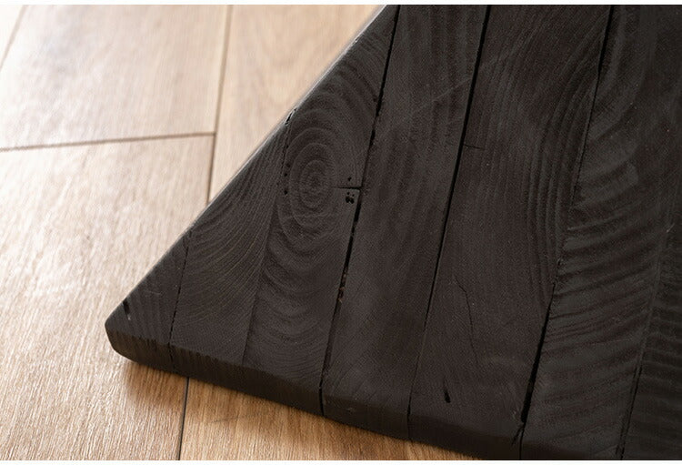 パイン 古材 スツール ブラック サイドテーブル 天然木 ディスプレイ 花台 棚 黒 インダストリアル シンプル モダン おしゃれ 木製 シック ナイトテーブル 椅子 ミニテーブル(代引不可)