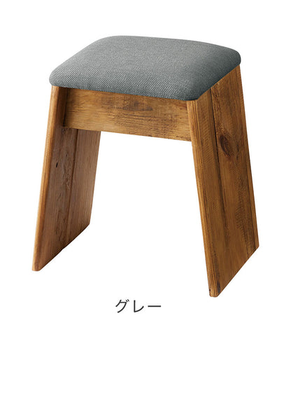 スツール サイドテーブル 簡易テーブル サブスツール 軽量 玄関用 ソファサイド 椅子 コンパクト シンプル ナチュラル 古材 パイン材 天然木 ファブリック グレー ベージュ(代引不可)