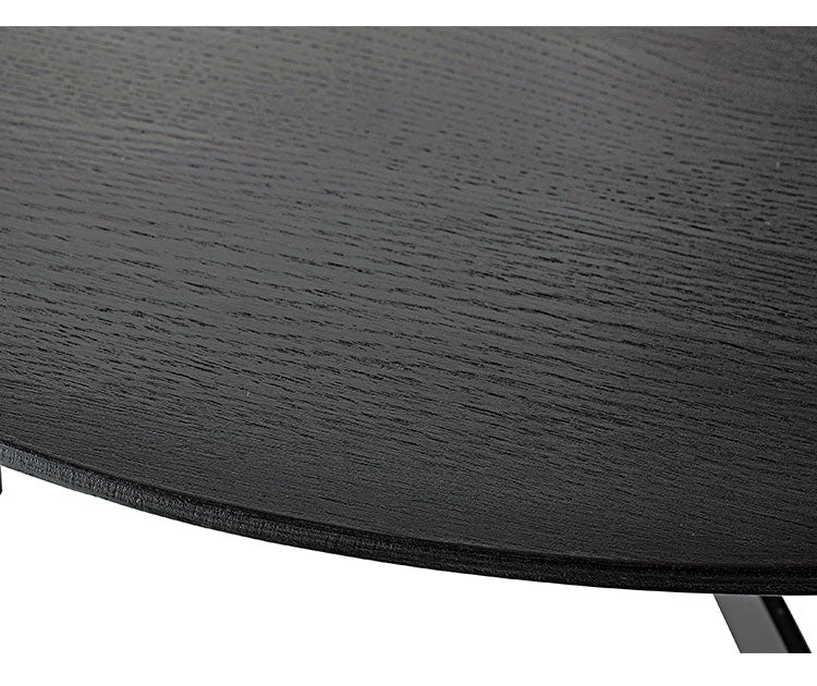 センターテーブル 幅78cm ラウンドテーブル 円形 丸型 アイアン 木製 天然木 オーク おしゃれ シンプル 幅78cm 高さ33.5cm 3本脚 重厚感 モダン ソファ 座椅子 新生活(代引不可)