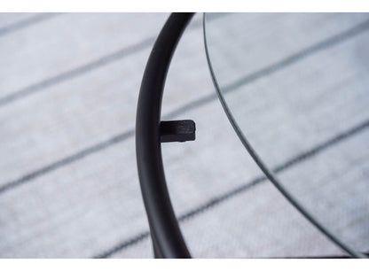 ガラステーブル 幅38cm ラウンドテーブル 丸型 円形 サイドテーブル ソファサイド ベッドサイド ガラス ローテーブル センターテーブル アイアイン 室内 おしゃれ シンプル 異素材(代引不可)