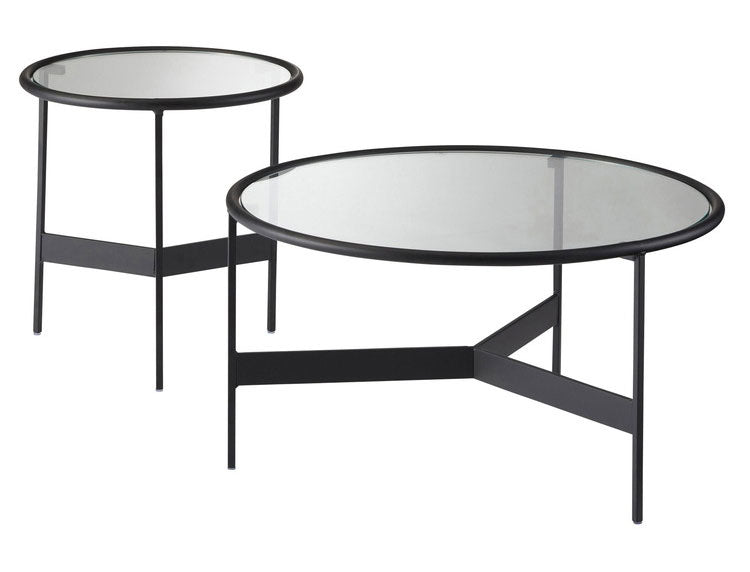 ガラステーブル 幅60cm リビングテーブル ラウンドテーブル 丸型 円形 サイドテーブル ガラス ローテーブル センターテーブル アイアイン 室内 おしゃれ シンプル 異素材(代引不可)