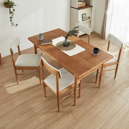 ダイニングチェア 単品 アームレス 完成品 おしゃれ 北欧 天然木 木製 リビングチェア パーソナルチェア ファブリック ダイニング 新生活 一人暮らし ハイバック 背もたれ(代引不可)