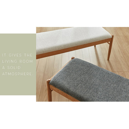 ダイニングベンチ 単品 幅115cm 2人掛け 2人用 天然木 木製 おしゃれ 北欧 アッシュ リビングベンチ ベンチ ファブリック 二人掛け 二人掛け シンプル(代引不可)