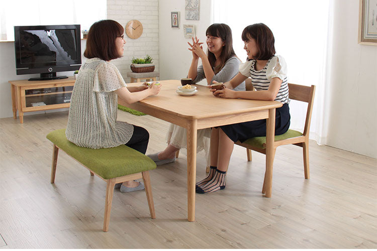 ベンチ おしゃれ 北欧 幅102cm 椅子 長椅子 低め 低い ロー イス ダイニングベンチ チェア チェアー ソファ ソファー 背もたれなし 木脚 布 ファブリック 可愛い シンプル モダン(代引不可)