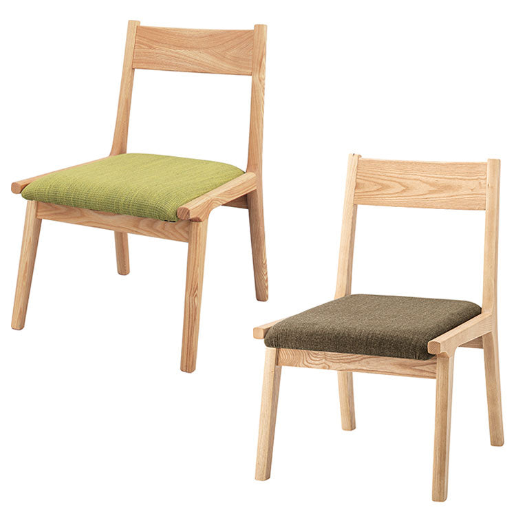 モタ ダイニングチェア チェア チェアー 椅子 イス おしゃれ 単品 完成品 木製 天然木 北欧 座面高 37cm 布地 ファブリック アームレス 肘なし 背もたれ ナチュラル シンプル(代引不可)