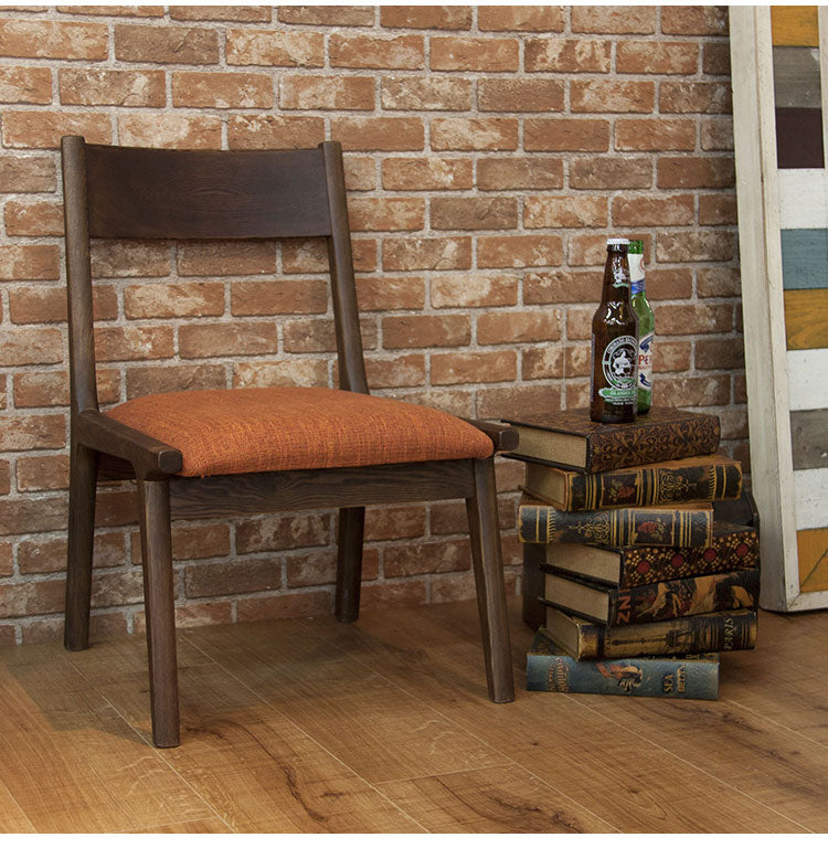 モタ ダイニングチェア チェア チェアー 椅子 イス おしゃれ 単品 完成品 木製 天然木 北欧 座面高 37cm 布地 ファブリック アームレス 肘なし 背もたれ ナチュラル シンプル(代引不可)