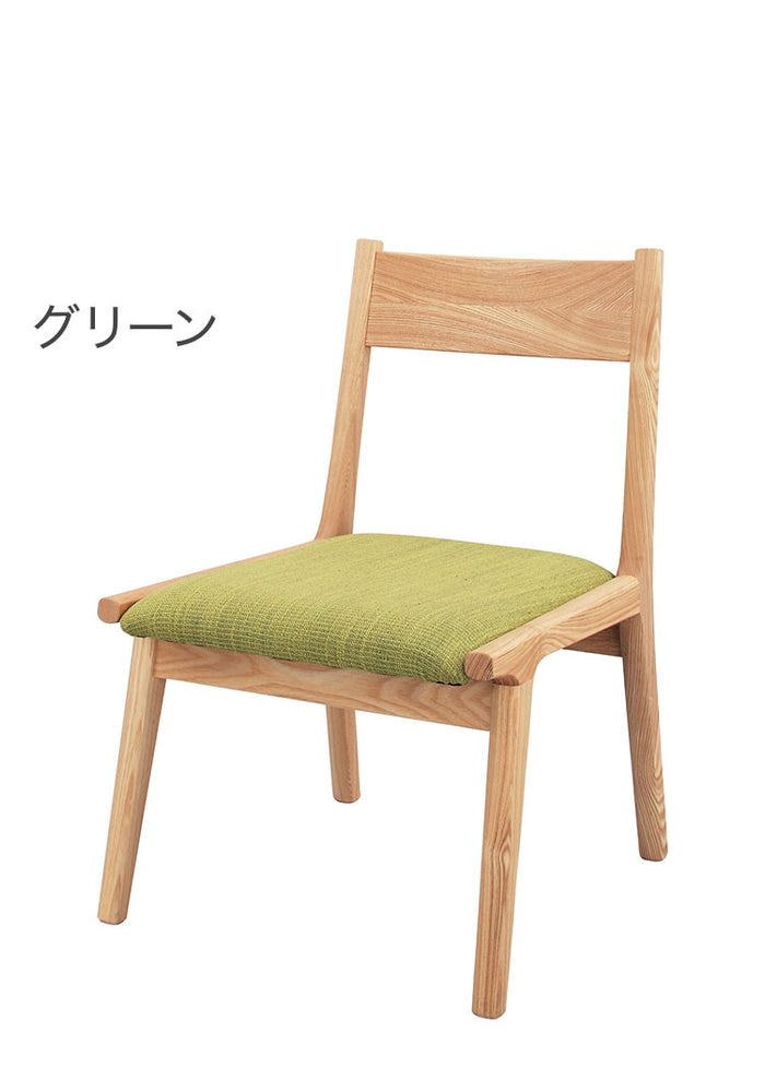 モタ ダイニングチェア チェア チェアー 椅子 イス おしゃれ 単品 完成品 木製 天然木 北欧 座面高 37cm 布地 ファブリック アームレス 肘なし 背もたれ ナチュラル シンプル(代引不可)