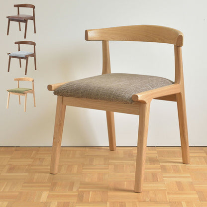 ヘンリー ダイニングチェア HOC-541 東谷 椅子 いす 布張り おしゃれ スタイリッシュ 北欧風 モダン カフェ 一人掛け ヴィンテージ ナチュラル 天然木 木製 ロースタイル 背もたれあり(代引不可)