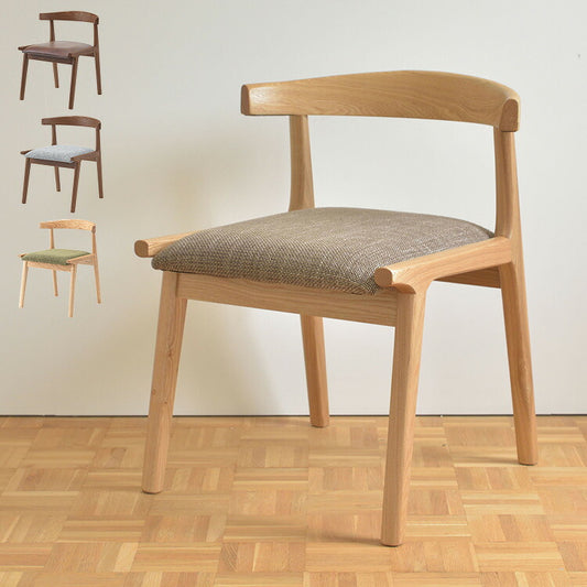ヘンリー ダイニングチェア HOC-541 東谷 椅子 いす 布張り おしゃれ スタイリッシュ 北欧風 モダン カフェ 一人掛け ヴィンテージ ナチュラル 天然木 木製 ロースタイル 背もたれあり(代引不可)