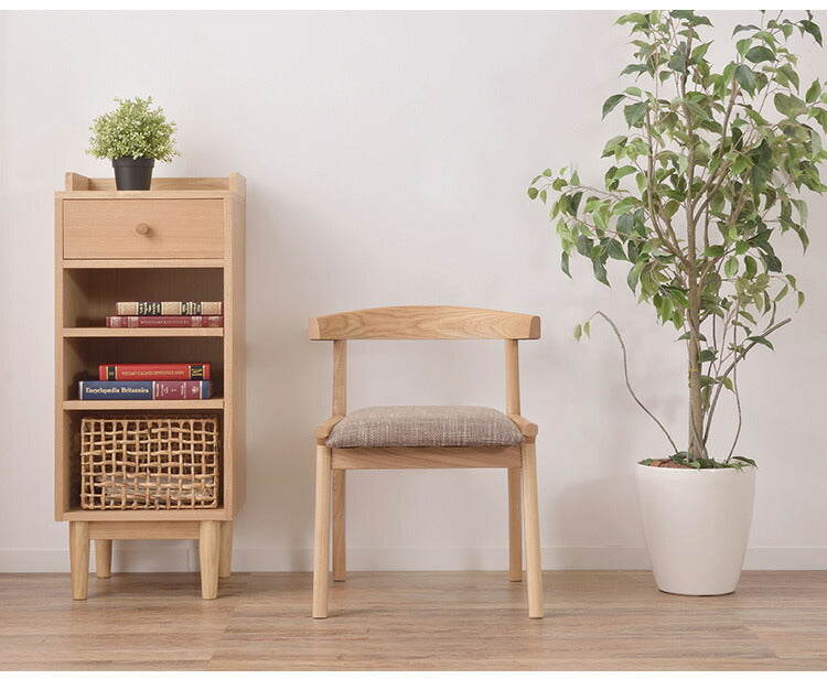 ヘンリー ダイニングチェア HOC-541 東谷 椅子 いす 布張り おしゃれ スタイリッシュ 北欧風 モダン カフェ 一人掛け ヴィンテージ ナチュラル 天然木 木製 ロースタイル 背もたれあり(代引不可)