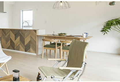 【同色2脚セット】ヘンリー ダイニングチェア HOC-541 東谷 椅子 いす 布張り おしゃれ スタイリッシュ 北欧風 モダン カフェ 一人掛け ヴィンテージ ナチュラル 天然木 木製 ロースタイル 背もたれ(代引不可)