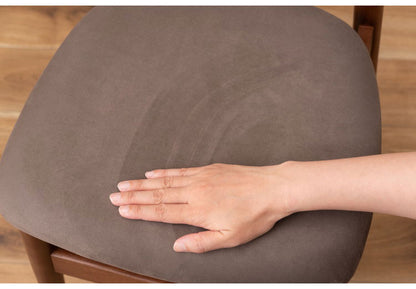 チェア チェア ダイニングチェア 木製 天然木 人口ラタン スエード調 ブラック チャコール ベージュ ナチュラル 北欧 おしゃれ 椅子 いす イス インテリア 省スペース コンパクト(代引不可)