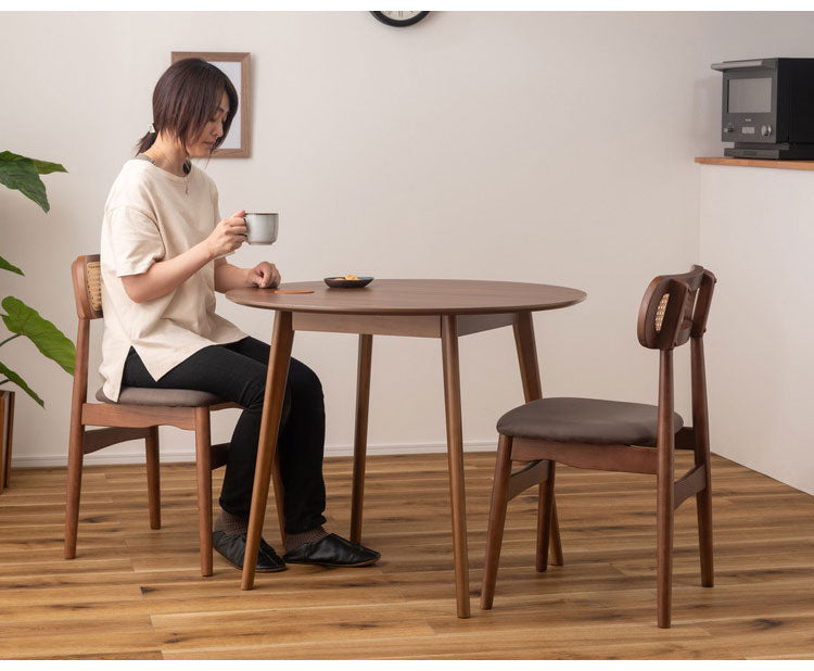 チェア チェア ダイニングチェア 木製 天然木 人口ラタン スエード調 ブラック チャコール ベージュ ナチュラル 北欧 おしゃれ 椅子 いす イス インテリア 省スペース コンパクト(代引不可)