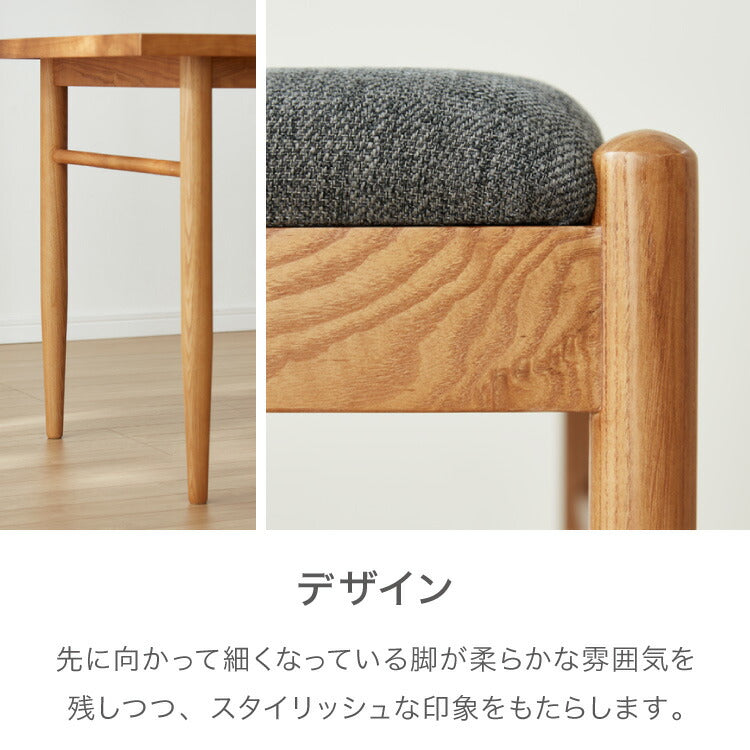 ダイニング4点セット ダイニングテーブル ダイニングチェア2脚 ダイニングベンチ1台 天然木 ダイニングセット おしゃれ 北欧 木製 4人用 新生活 四人用 4人掛け(代引不可)