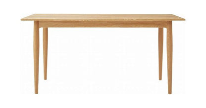 ダイニングテーブル 幅150cm テーブル ダイニング 木製 天然木 アッシュ 食卓机 カフェ 机 4人用 おしゃれ 北欧 ナチュラル シンプル(代引不可)