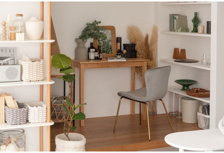 デスク 天然木 幅90cm 組み立て式 木製 リビングテーブル ダイニングテーブル おしゃれ かわいい シンプル 北欧 インテリア シンプル 机 テーブル リビング ダイニング(代引不可)