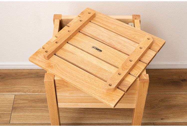 スツール 収納付き 天然木 チェア ディスプレイ 収納 木製 おしゃれ インテリア 北欧 かわいい リビング ダイニング リモートワーク 在宅ワーク シンプル 家具 イス いす 椅子(代引不可)