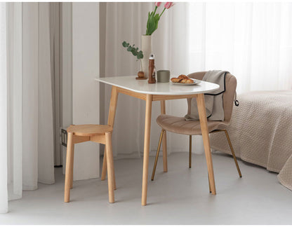 スツール 木製 天然木 北欧 四つ足 円形 おしゃれ リビング ダイニング 丸形 リモートワーク 在宅ワーク 椅子 いす イス チェア チェアー かわいい シンプル 玄関 ディスプレイ 家具(代引不可)