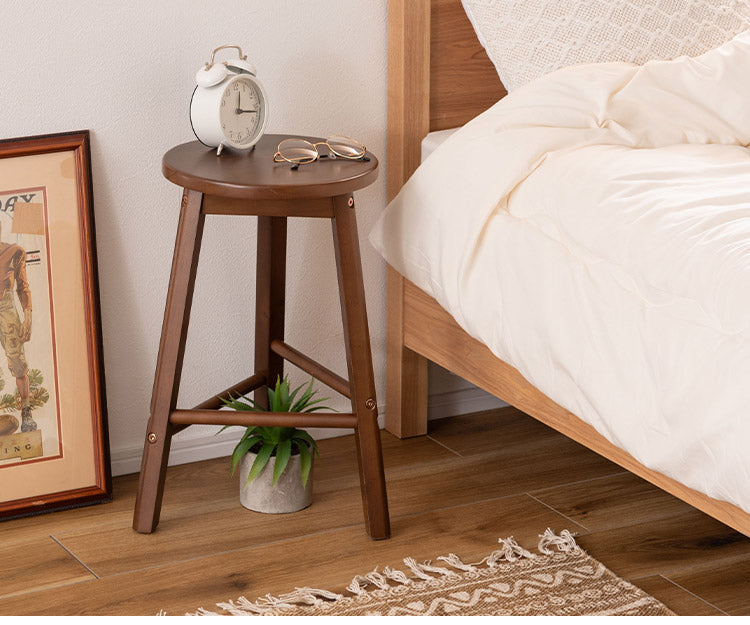 スツール スツール 椅子 イス 木製 天然木 シンプル おしゃれ 北欧 韓国インテリア ブラウン 軽量 インテリア おしゃれ 北欧 チェア いす 新生活 オールシーズン(代引不可)