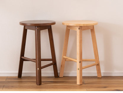 スツール スツール 椅子 イス 木製 天然木 シンプル おしゃれ 北欧 韓国インテリア ブラウン 軽量 インテリア おしゃれ 北欧 チェア いす 新生活 オールシーズン(代引不可)