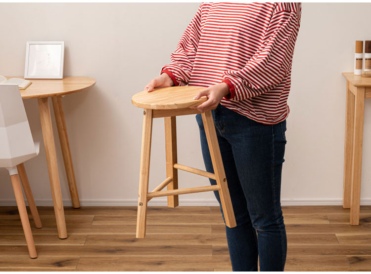 スツール 木製 天然木 北欧 円形 おしゃれ リビング ダイニング 丸形 リモートワーク 在宅ワーク 椅子 いす イス チェア チェアー かわいい シンプル 玄関 ディスプレイ 家具(代引不可)