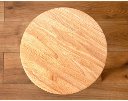 スツール 木製 天然木 北欧 円形 おしゃれ リビング ダイニング 丸形 リモートワーク 在宅ワーク 椅子 いす イス チェア チェアー かわいい シンプル 玄関 ディスプレイ 家具(代引不可)