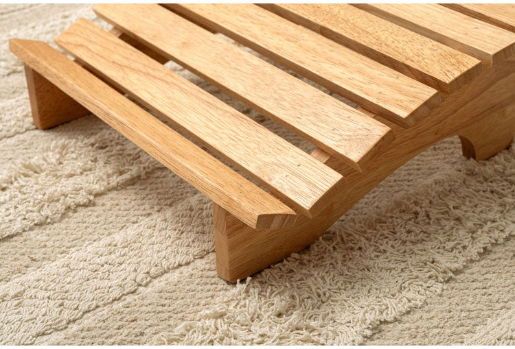 フットレスト 木製 Mサイズ 天然木 足置き オットマン リモートワーク 在宅ワーク リビング ダイニング おしゃれ 北欧 かわいい インテリア ステップ シンプル 軽量 足台 フット台(代引不可)