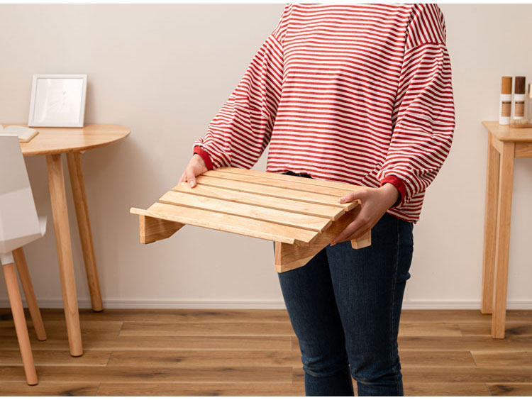 フットレスト 木製 Mサイズ 天然木 足置き オットマン リモートワーク 在宅ワーク リビング ダイニング おしゃれ 北欧 かわいい インテリア ステップ シンプル 軽量 足台 フット台(代引不可)