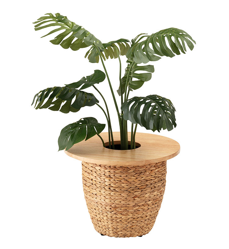 プランターテーブル プランターテーブル サイドテーブル テーブル 木製 天然木 北欧 おしゃれ 円 丸 ラウンド インテリア おしゃれ 北欧(代引不可)