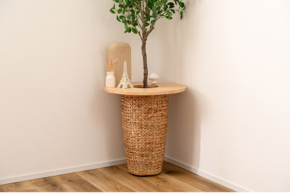 プランターテーブル プランターテーブル サイドテーブル テーブル 木製 天然木 北欧 おしゃれ 円 丸 ラウンド インテリア おしゃれ 北欧(代引不可)