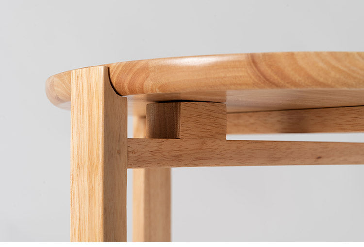 サイドテーブル サイドテーブル ナイトテーブル テーブル 木製 天然木 北欧 おしゃれ 円 丸 ラウンド アジャスター付き かわいい 新生活 オールシーズン(代引不可)