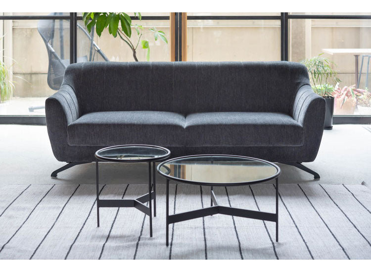 ソファ 幅182cm 3人掛け 3P おしゃれ 北欧 ポケットコイル使用 高級感 スチール 布地 ファブリック 脚付き モダン シンプル ナチュラル グレー パープル 新生活(代引不可)