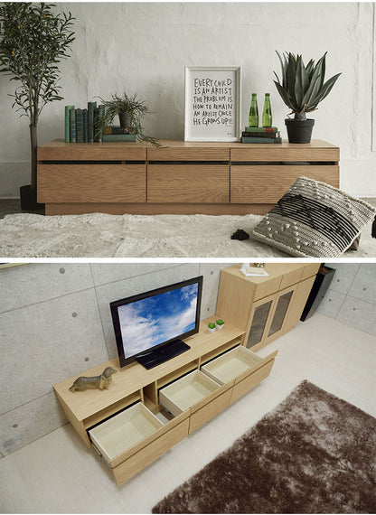 テレビボード 幅約166cm ローボード テレビ台 リビングボード ラック キャビネット 収納 リビング ウォールナット ナチュラル インテリア おしゃれ(代引不可)